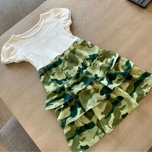 🌈6/$10 Camo Ruffle Dress
